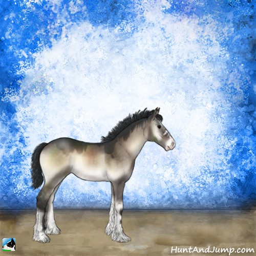 Horse Color:Brown Onyx Mushroom Sabino Rabicano 
