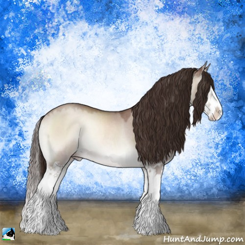 Horse Color:Classic Champagne Onyx Mushroom Splash Rabicano 