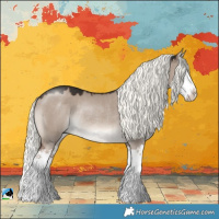 Horse Color:Liver Red Dun Mushroom Splash Rabicano 