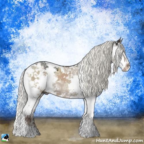 Horse Color:Liver Red Dun Ice Mushroom Sabino 