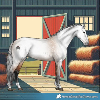 Horse Color:Gray Bay Dun 