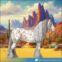 Horse Color:Sable Champagne Sabino Tobiano Appaloosa Rabicano  and Sable Cream Champagne Sabino Tobiano Appaloosa Rabicano 