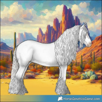 Horse Color:Silver Bay Sabino Frame Rabicano 