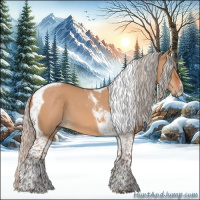 Horse Color:Silver Bay Dun Tobiano 