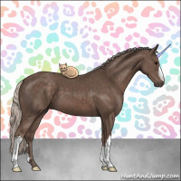 Horse Color:Silver Black 