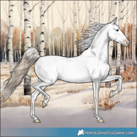 Horse Color:Chestnut Fewspot 