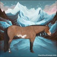 Horse Color:Buckskin Roan Sabino Frame 