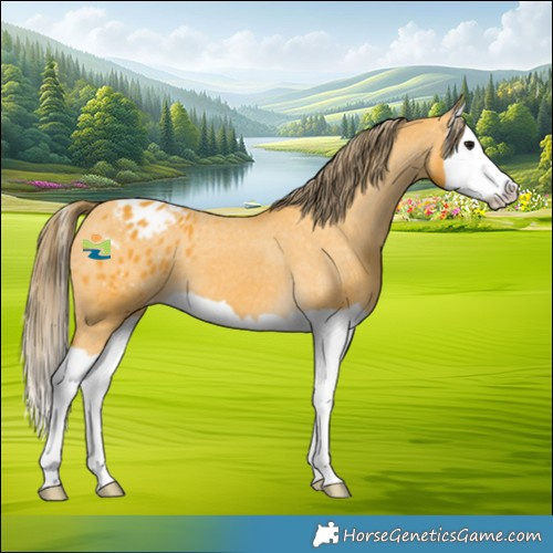 Horse Color:Buckskin Splash Appaloosa 