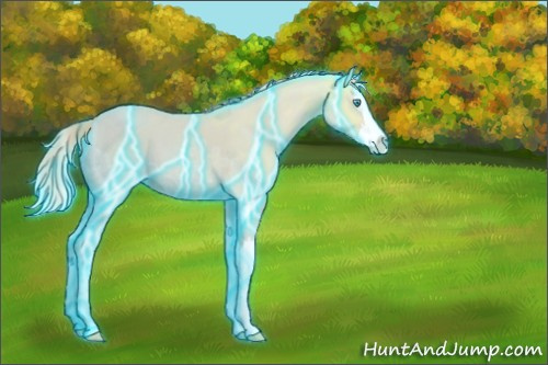 Horse Color:Thunderstruck Smoky Creme Ice Splash 