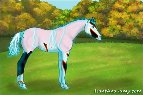 Horse Color:Thunderstruck Watercolor Buckskin Dun Splash 