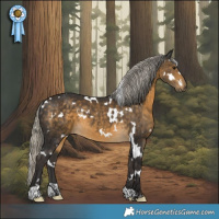 Horse Color:White Spotted Silver Buckskin 