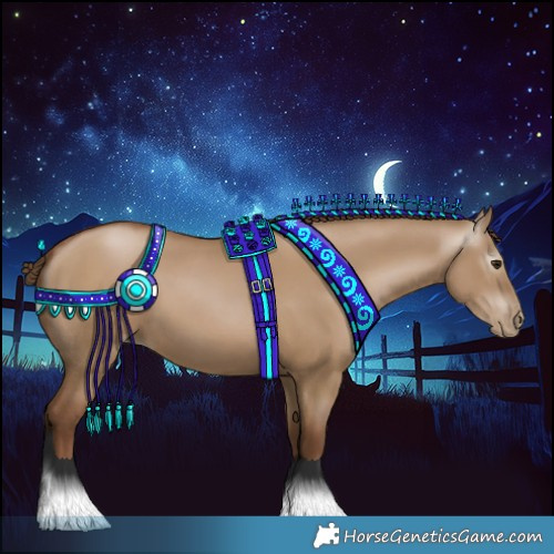 Horse Color:Gray Grullo Pearl 