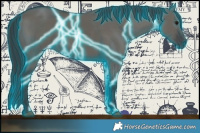 Horse Color:Thunderstruck Grullo 