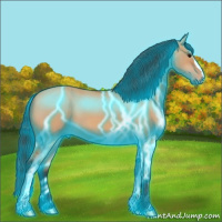 Horse Color:Thunderstruck Bay Dun 
