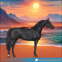 Horse Color:Black 