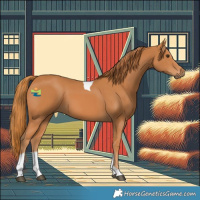 Horse Color:Chestnut Tobiano 