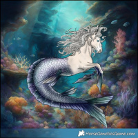 Horse Color:Cremello Splash  and Cremello Splash 