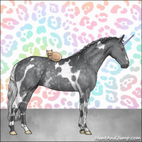 Horse Color:White Spotted Silver Black Chinchilla Tobiano Rabicano 