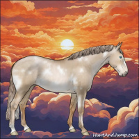 Horse Color:Gray White Spotted Palomino Pearl Dun Frame Rabicano 