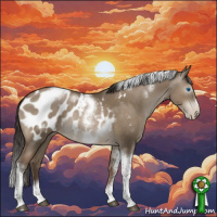 Horse Color:Gray White Spotted Grullo Pearl Tobiano Frame Appaloosa Rabicano 