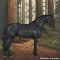 Horse Color:Black 