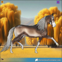 Horse Color:White Spotted Liver Red Onyx Mushroom 
