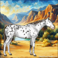 Horse Color:White Spotted Liver Chestnut Appaloosa 