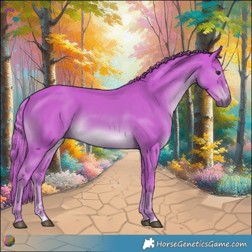 Horse Color:Watercolor Chestnut 
