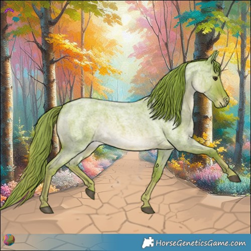 Horse Color:Watercolor Red Roan 