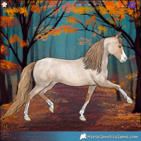 Horse Color:Red Roan Pearl 
