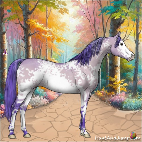 Horse Color:Painted Watercolor White Spotted Bay Dun 