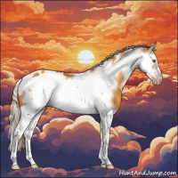 Horse Color:Gray White Spotted Gold Cream Champagne Splash Frame Blanket 
