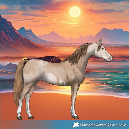 Horse Color:Black Pearl Sabino Tobiano 