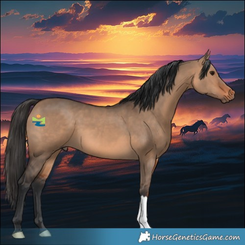 Horse Color:Brown Dun 