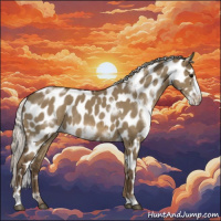 Horse Color:White Spotted Silver Smoky Grullo Frame Appaloosa 