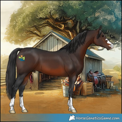 Horse Color:Brown 