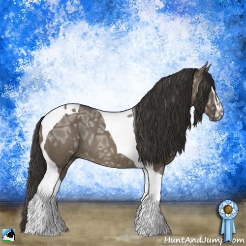 Horse Color:Smoky Grullo Ice Mushroom Sabino Tobiano Rabicano 