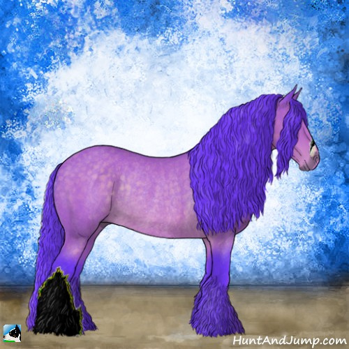 Horse Color:Watercolor Buckskin Rabicano 