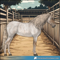 Horse Color:Chocolate Palomino Roan 