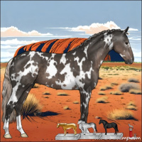 Horse Color:Gray White Spotted Silver Black 