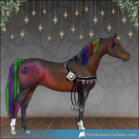 Horse Color:Painted Brown 