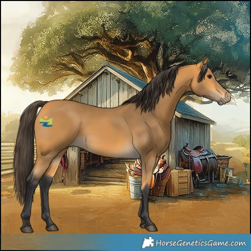 Horse Color:Buckskin 