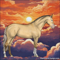 Horse Color:Gray Silver Amber Cream Champagne Dun Tobiano 
