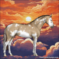 Horse Color:Gray White Spotted Red Dun Splash Frame Rabicano 