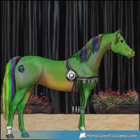 Horse Color:Painted Watercolor Brown 