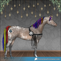 Horse Color:Painted Brown Ice Dun 