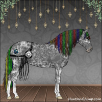 Horse Color:Painted Black Ice 