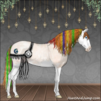 Horse Color:Painted Sable Cream Champagne Ice Pearl Splash 