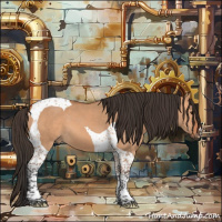 Horse Color:Bay Dun Tobiano 