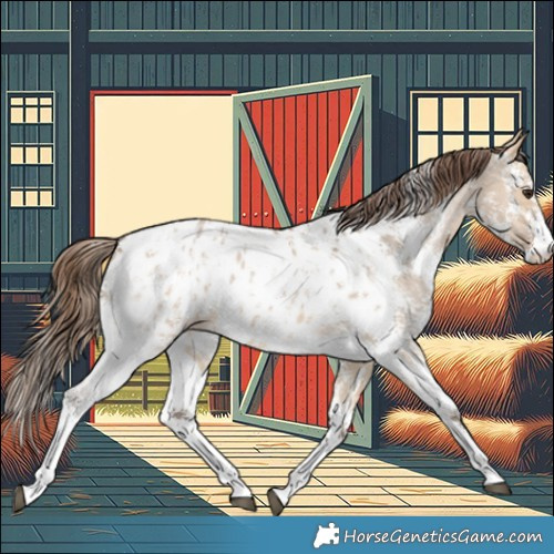 Horse Color:Bay Dun Sabino Appaloosa Rabicano 